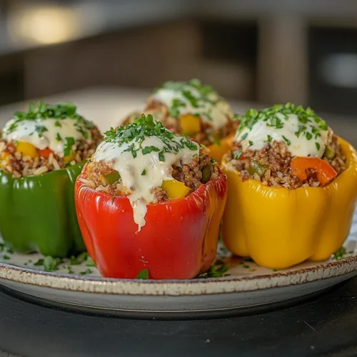 old fashioned stuffed bell peppers recipe