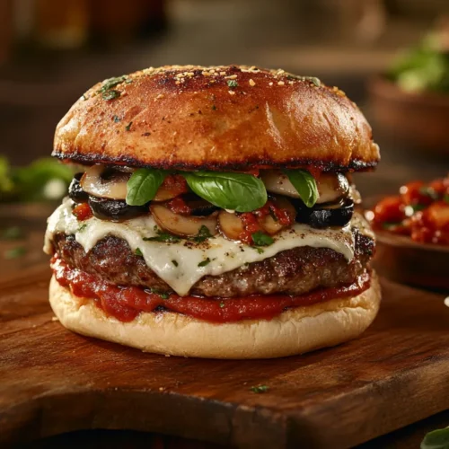 pizza burger recipe